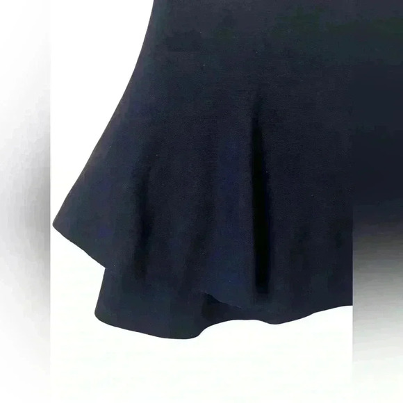 Zara Basic Collection Black Double Layer Mini Skirt - Picture 3 of 6